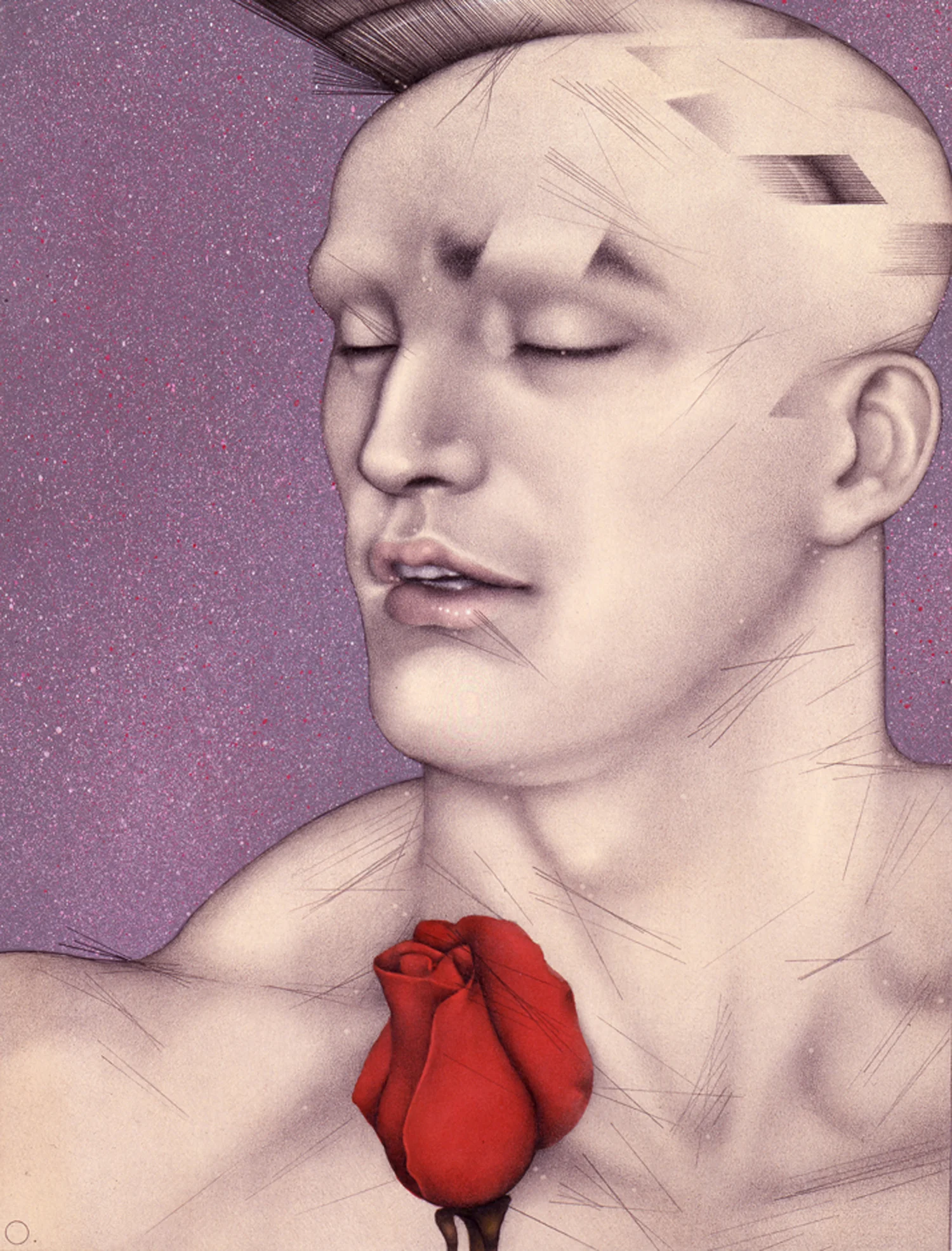 Mel Odom Close Shave, 1979. For an editorial for BlueBoy magazine