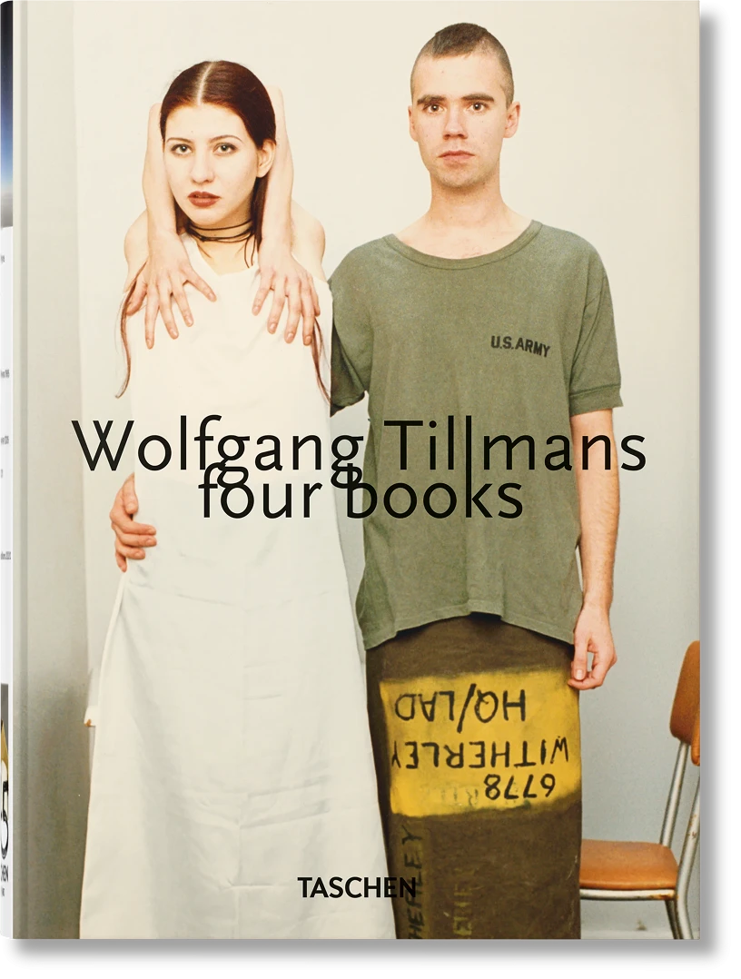 Wolfgang Tillmans four books Taschen 45th edition cover featuring two young figures in surrealist portrait